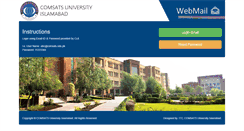 Desktop Screenshot of mail.comsats.edu.pk